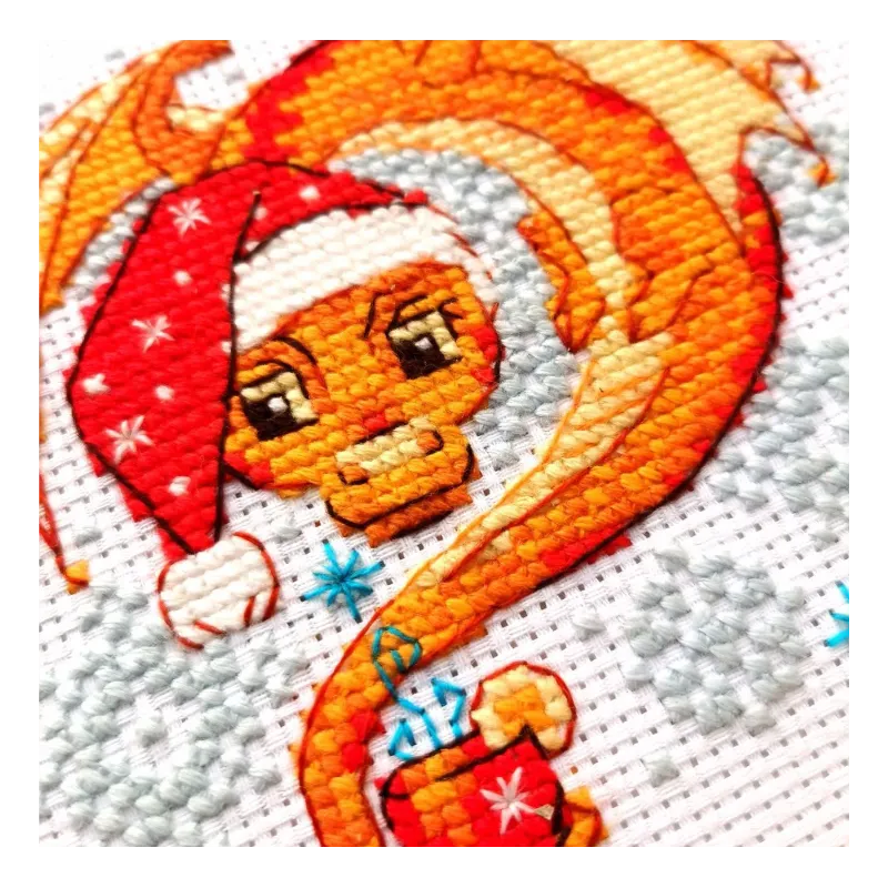 Cross stitch kit Dragon Tea Time 15x15 SR2141