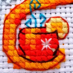 Набор для вышивания крестом Dragon Tea Time 15x15 SR2141