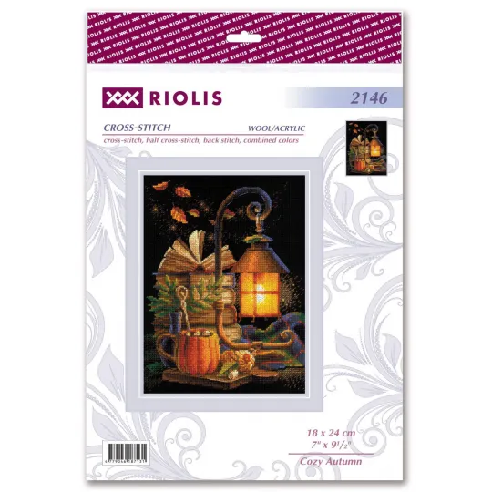 Cross stitch kit Cozy Autumn 18x24 SR2146