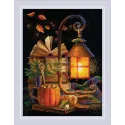 Cross stitch kit Cozy Autumn 18x24 SR2146