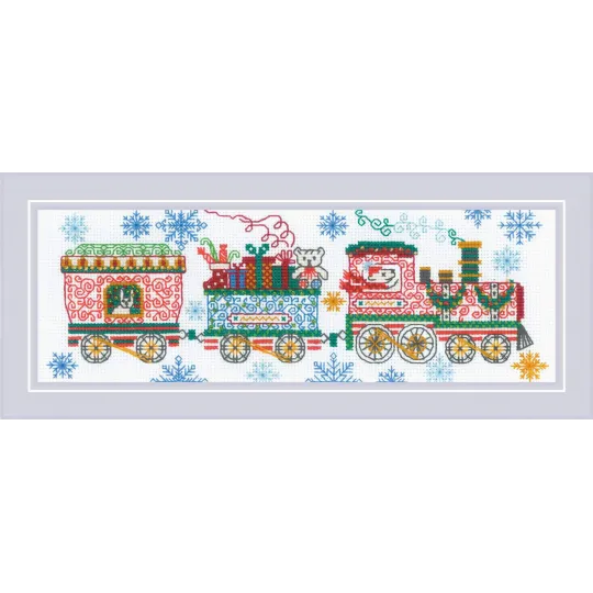 Cross stitch kit "Holiday Train" 30x10 SR2156