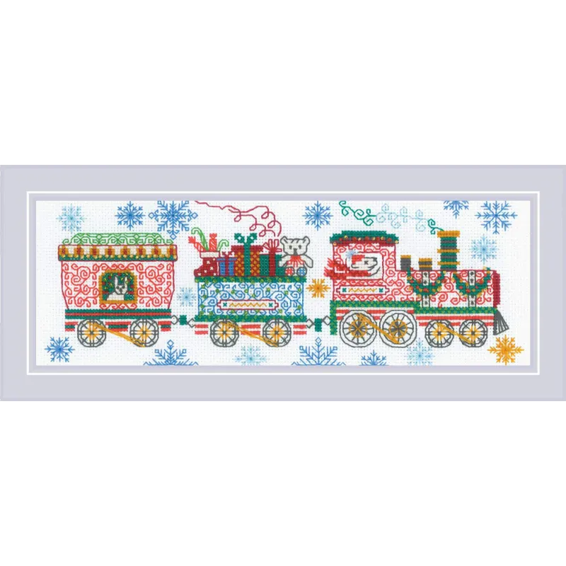 Cross stitch kit "Holiday Train" 30x10 SR2156