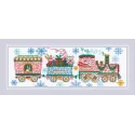 Cross stitch kit "Holiday Train" 30x10 SR2156