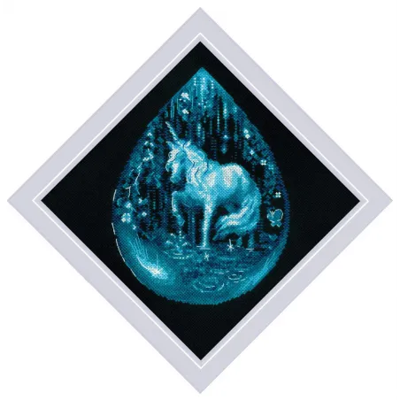 Cross stitch kit "Unicorn Tear" 20x20 SR2161