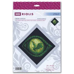 Kit de point de croix "Œil de dragon" 20x20 SR2162