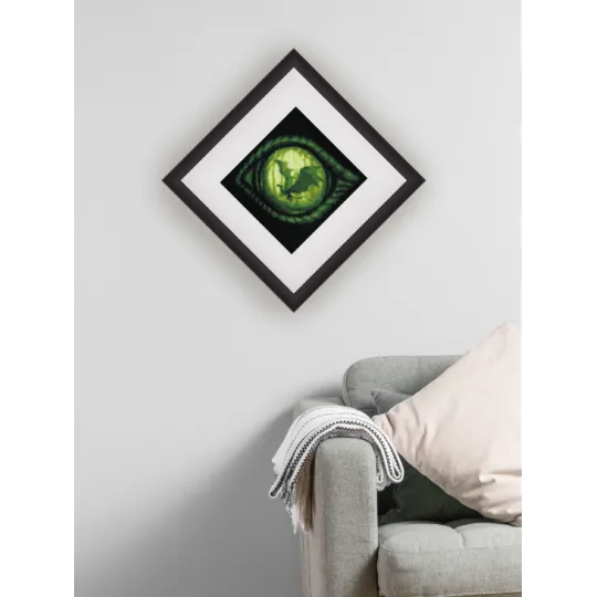 Siuvinėjimo kryželiu rinkinys „Dragon Eye“ 20x20 SR2162