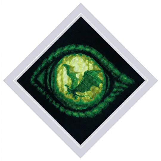 Siuvinėjimo kryželiu rinkinys „Dragon Eye“ 20x20 SR2162