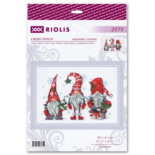 Kit point de croix "Gnomes" 30x21 SR2171