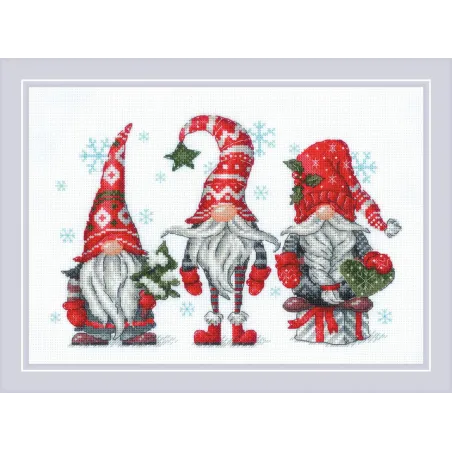 Kreuzstich-Set "Zwerge" 30x21 SR2171