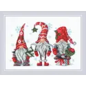 Kreuzstich-Set "Zwerge" 30x21 SR2171