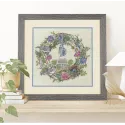 Cross stitch kit "Cottage Wreath" D70-35427