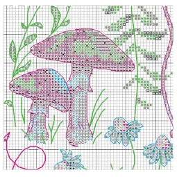 Набор для вышивания крестом "Woodland Magic" D70-35430