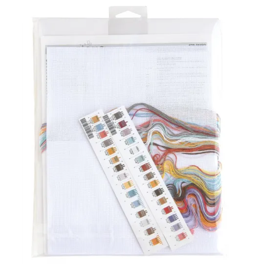 Kit de point de croix "Aquarelle Rooster" D70-35432