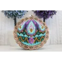 Вышивка бисером на деревянной основе "Peacock charm" SO-087