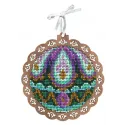 Вышивка бисером на деревянной основе "Peacock charm" SO-087