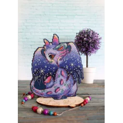 Kit de point de croix « Dragon lunaire » 15x12 cm SR-891