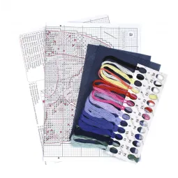 Kreuzstich-Set "Monddrache" 15x12 cm SR-891