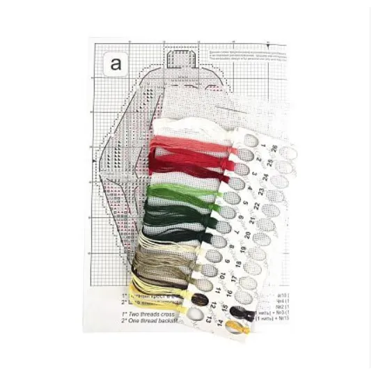 Набор для вышивания крестом на пластиковой канве "Рождественский фонарик" SR-905