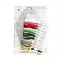 Kit de point de croix sur la toile plastique "Lanterne de Noël" SR-905