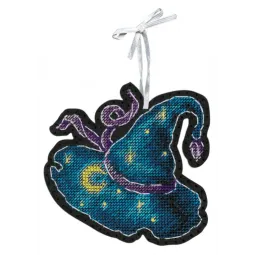 Kryželiu siuvinėjimo rinkinys ant veltinio "Magijos skrybėlė" ST-1010