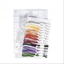Kit de point de croix sur la toile plastique "Renard de Noël" SR-914