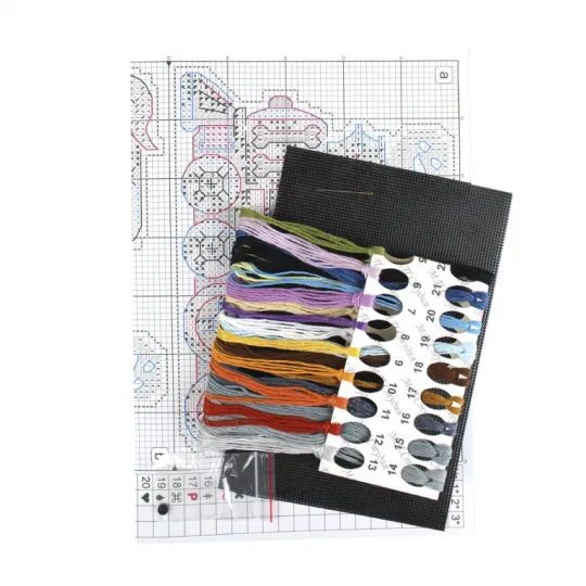 Kit de point de croix sur la toile plastique "Twilight Path" SR-917 Kit de point de croix sur la toile plastique "Twilight Path" SR-917