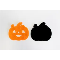 Cross stitch kit on the felt "Pumpkin with patterns" ST-1015