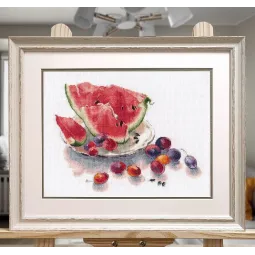 Stilleben mit Wassermelone S1552