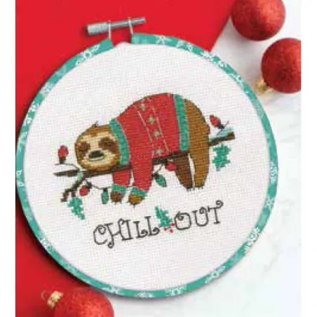 Christmas Sloth D72-09004