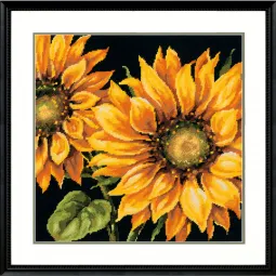Набор для вышивания гобеленов Dramatic Sunflower 36x36 cm D71-20083