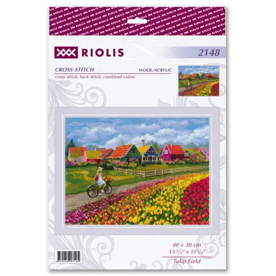 Siuvinėjimo kryželiu rinkinys „Tulp Field“ 40x30 SR2148