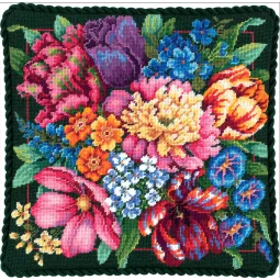 Cross stitch kit "Floral Splendor" 36x36cm D72-120011
