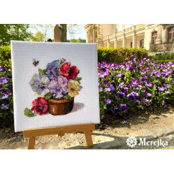 Spring Pansies SK215