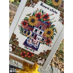 Home is where the cat is 27x43 SK220