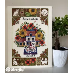 Дом там, где кошка 27x43 SK220