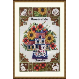 Дом там, где кошка 27x43 SK220