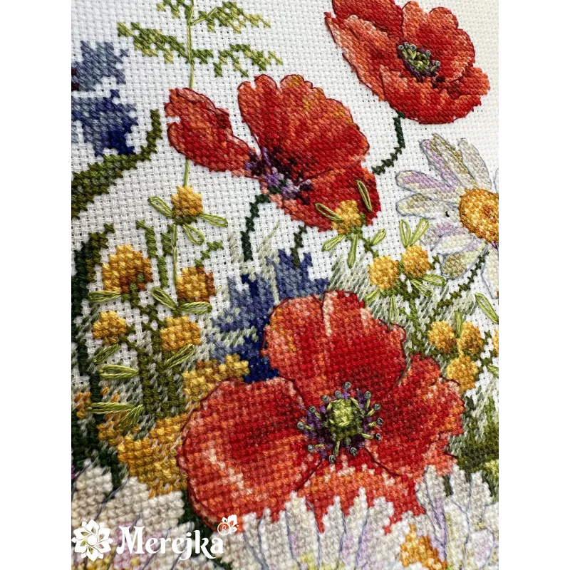 Fleurs des prés 30x26 SK222A