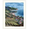 Cross stitch kit Coastline View 33,5x25 SK226