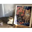 Cross stitch kit "Rosie" 22,5x30 cm SK236