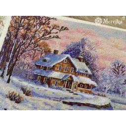 Kreuzstich-Set "Der erste Schnee" 20x29 cm SK240
