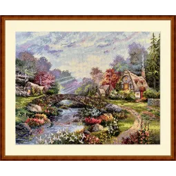 Kreuzstich-Set "Frühlingspracht" 30x38 SK233