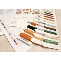 Kreuzstich-Set "Foxy New Year" 39x27cm SLETIL8802