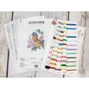 Набор для вышивания крестом "Пернатое чудо" 20x27cm SLETIL8996