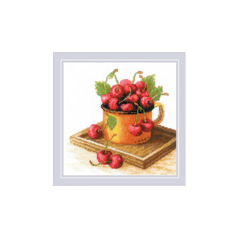 Cross stitch kit "Ripe Cherry" 20x20 SR2169