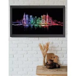 Ville de nuit 95*45 cm SANN-16