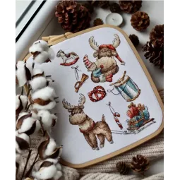 Sampler. Šventinis briedis SANS-63