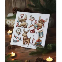 Sampler. Šventinis briedis SANS-63