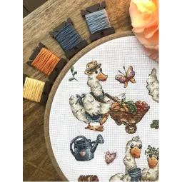 Muster. Gans-Sommerbewohner SANS-64