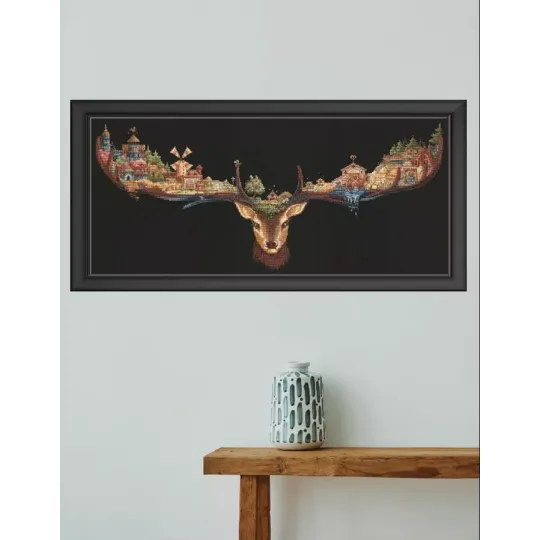 Deer Land 74x30 cm SANO-21