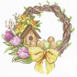 Spring wreath SANV-36 (D)
